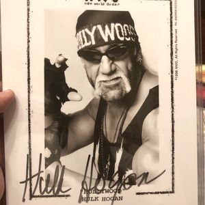 NWO Hulk Hogan signed ✍🏼 (Rp)